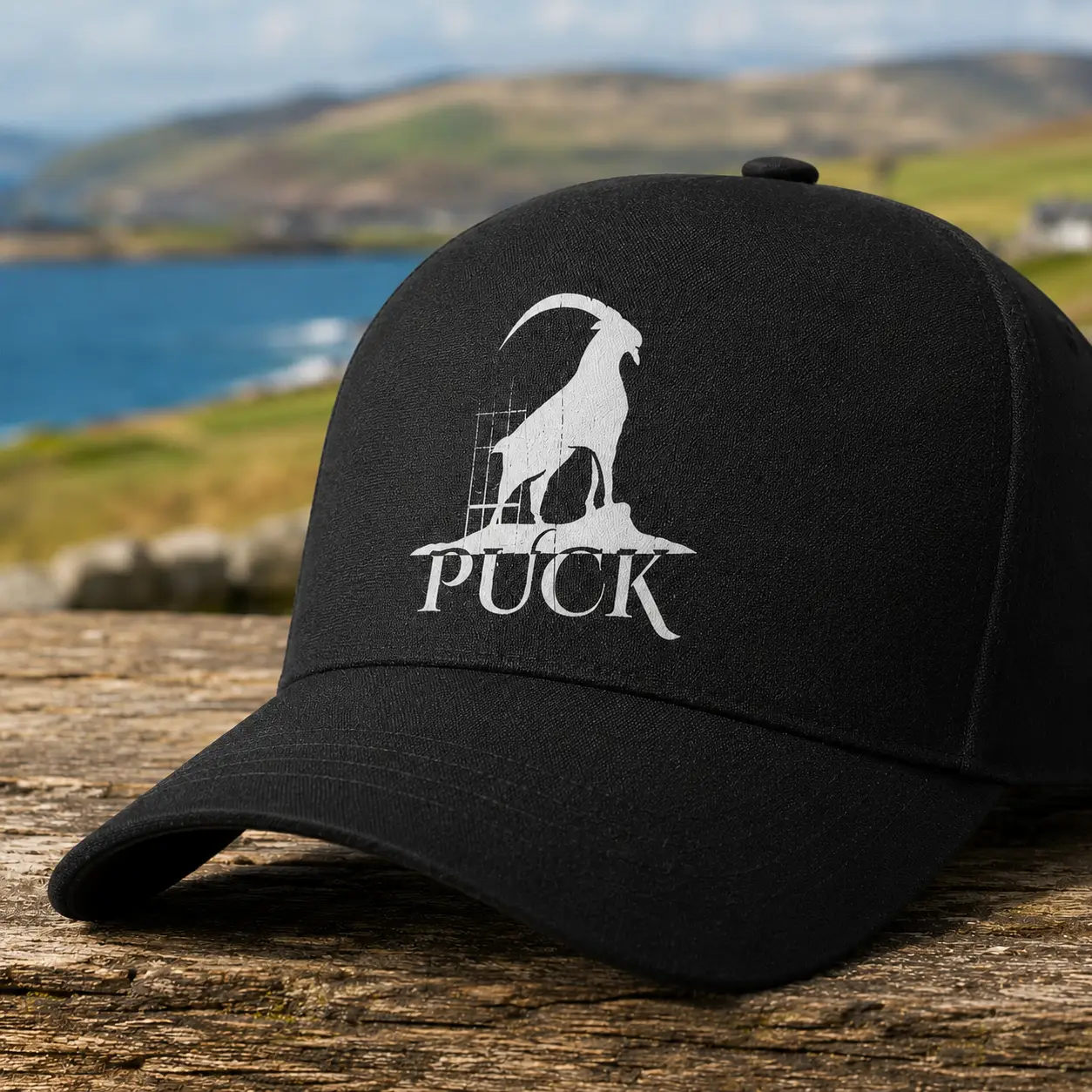 Puck Fair Printed Cap – King Puck Goat Design